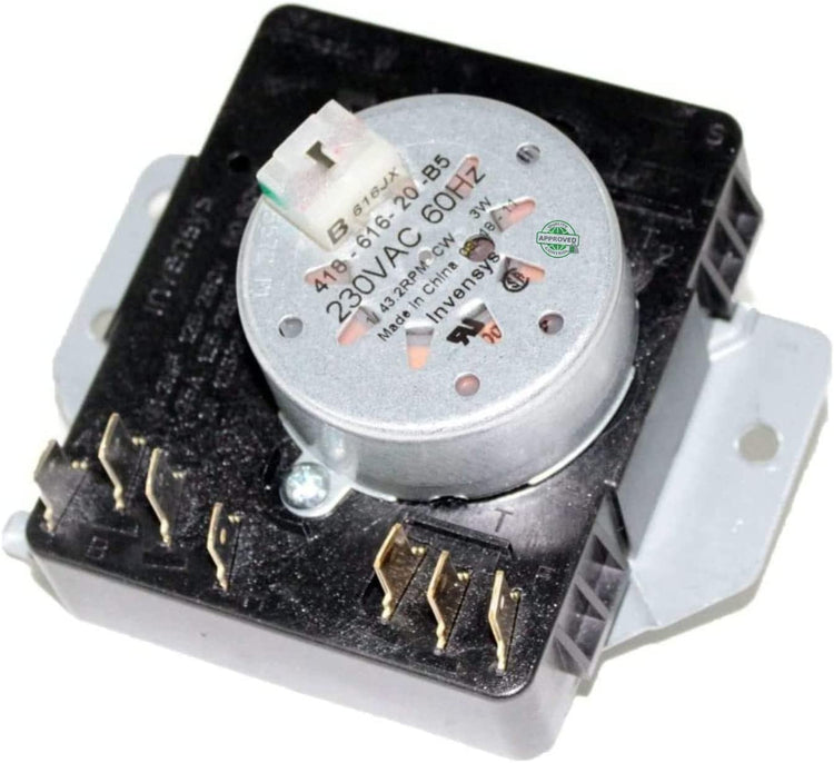 GlobPro W10185970 WPW10185970VP 418-616-20-B5 Dryer Timer 7 Fixed Terminals Replacement for and compatible with Whirlpool Heavy DUTY