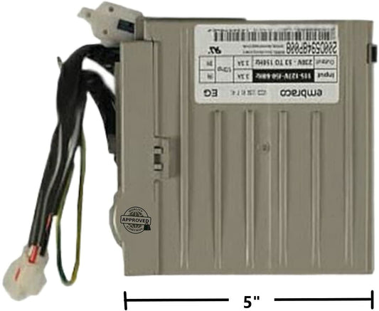 GlobPro WR49X10283 Frid. Inverter Control Board Kit 5" length Approx. Replacement for and compatible with General Electric Heavy DUTY
