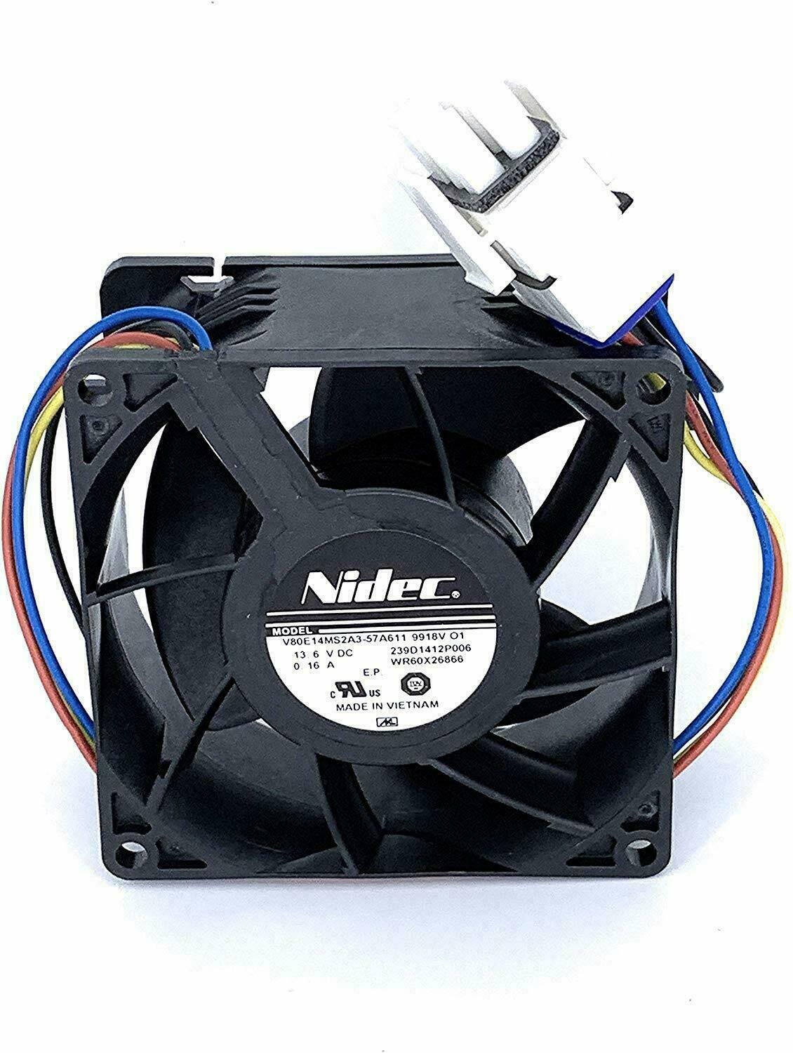 2-3 days delivery-Nidec Refrigerator Fan Motor V80E14M52A3-57A611-ONLY FOR Model