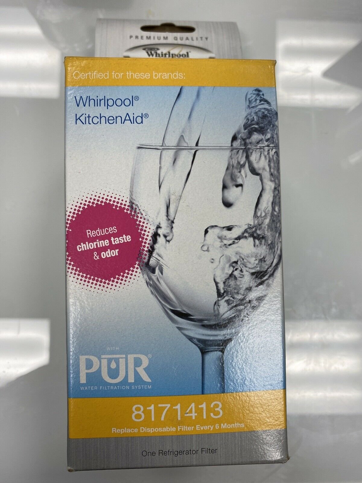 PUR Whirlpool 8171413 KitchenAid Refrigerator Water Filter Genuine, New