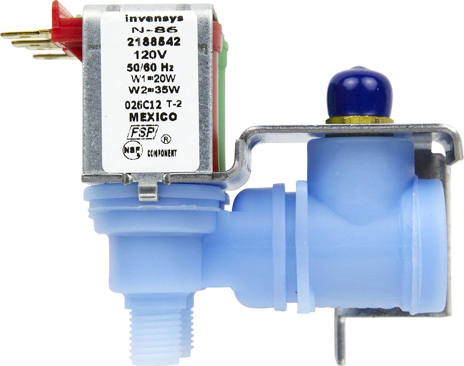 Global Products Refrigerator Water Inlet Valve Compatible with Whirlpool AP6006054