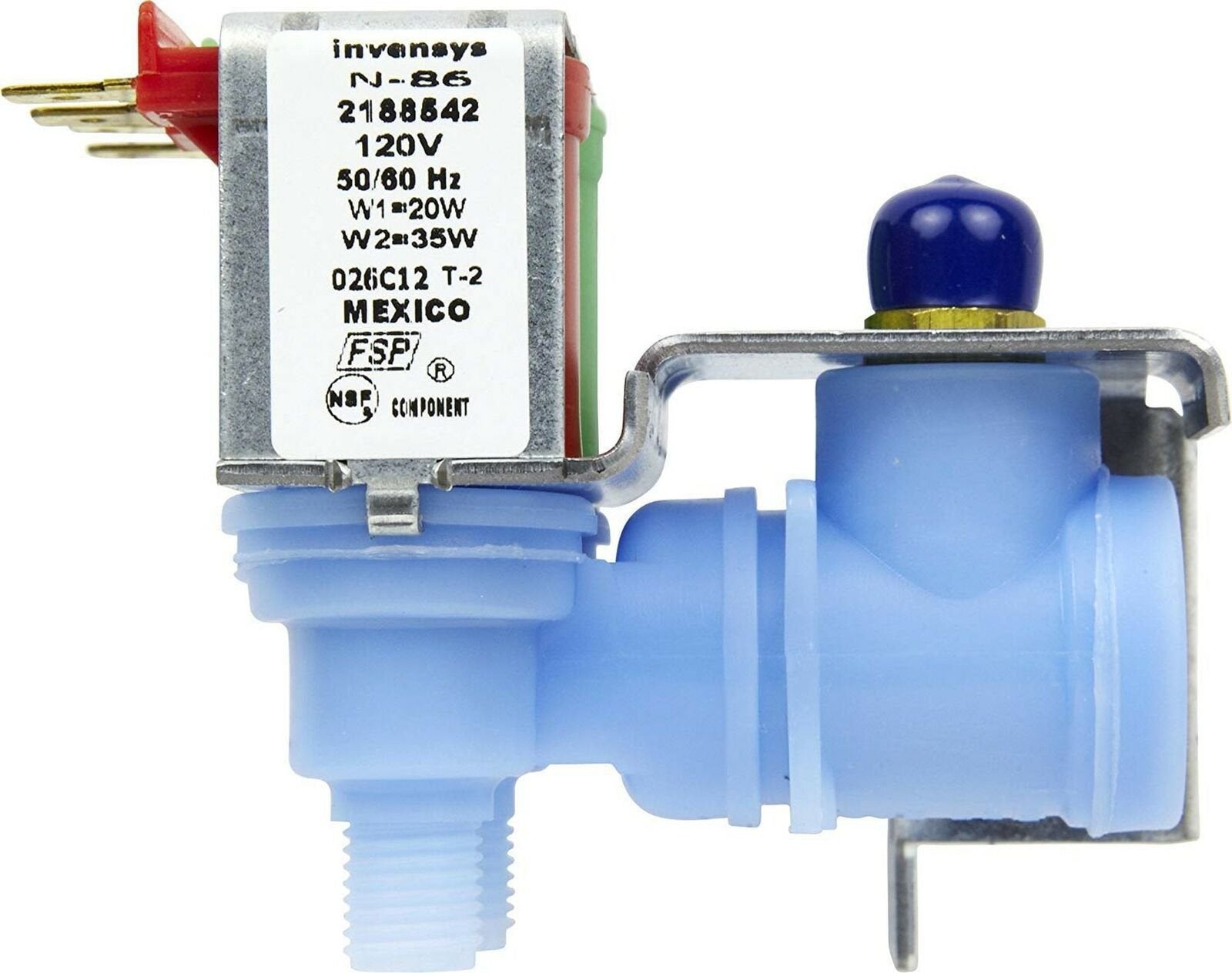 Global Products Refrigerator Water Inlet Valve Compatible with Whirlpool PD00...