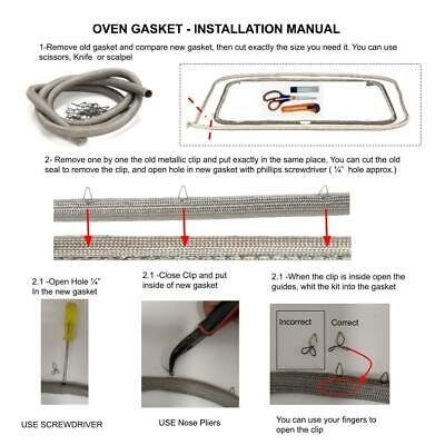 2-3 Days Delivery- Range Oven Door Gasket W10162384