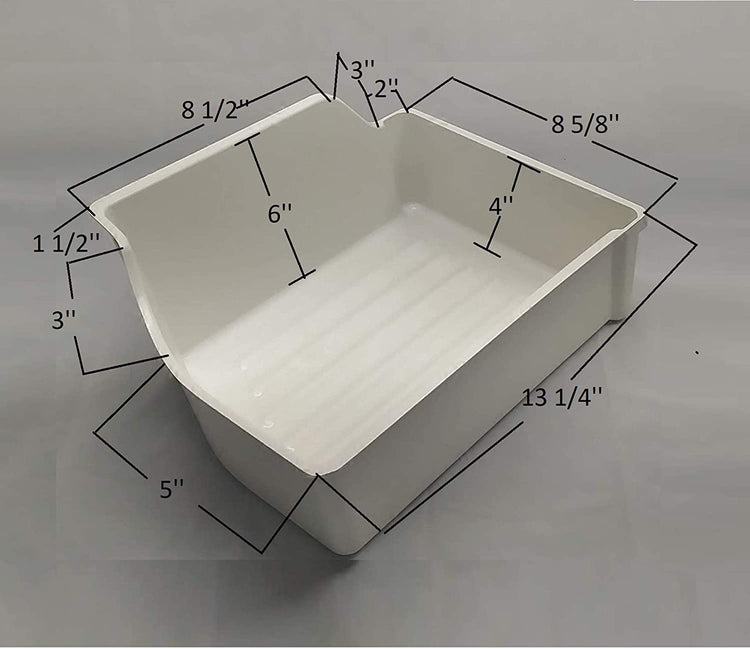 ReplacementParts - 240385201 - Fits Kenmore Refrigerator Ice Bucket AP2116228