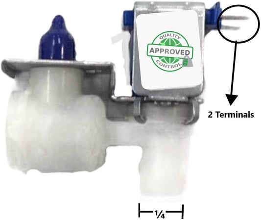 GlobPro AP6050699 Frid Input and out water ¼ inches, 2 terminal ¼ electrical connectors Replacement for and compatible with U-Line Heavy DUTY
