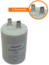 EquipDr Washer Capacitor 45 mF 123C8355P008 Replacement for WH12X10462 Heavy DUTY