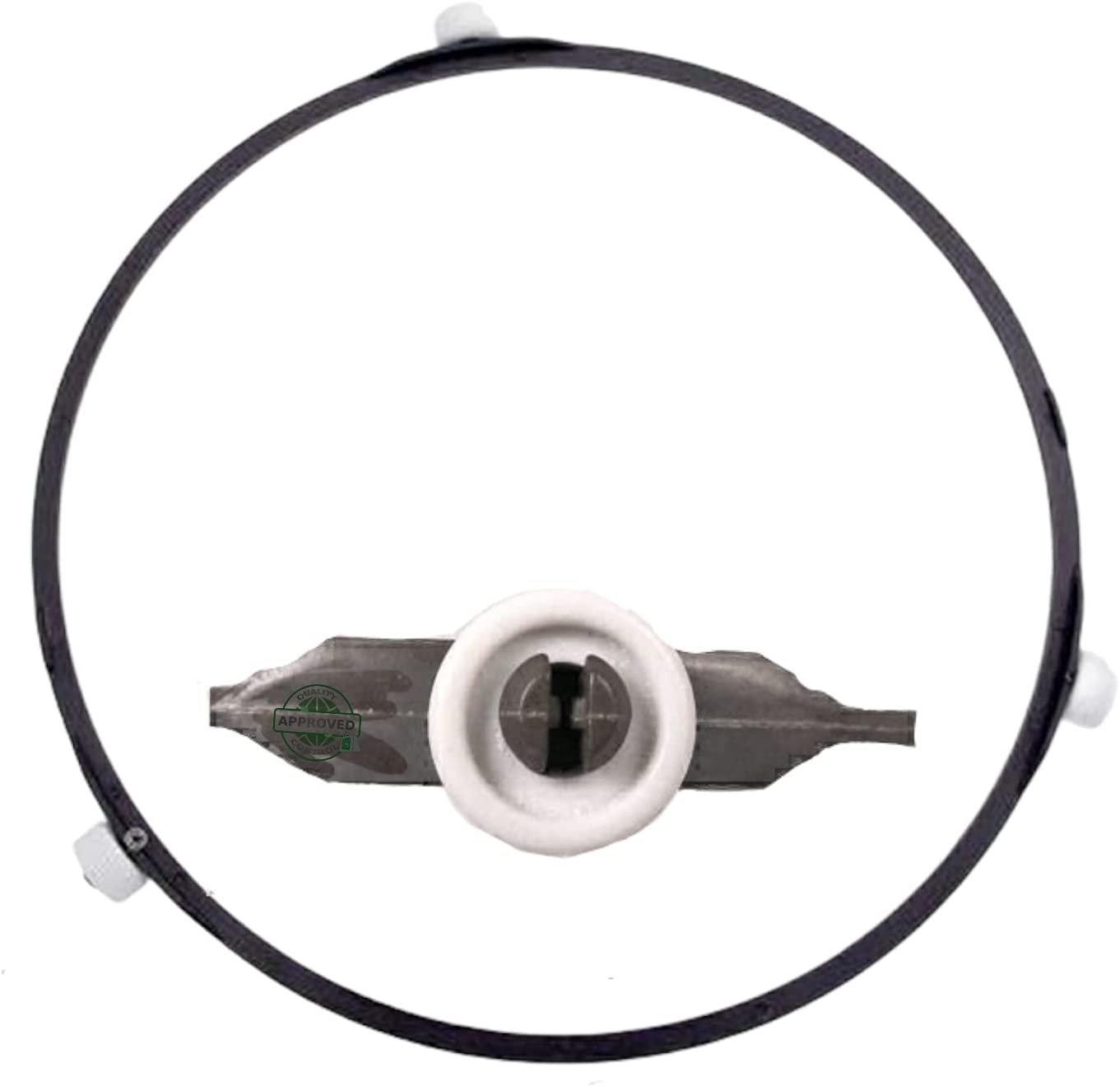 GlobPro PD00037256 EAP4236203 AP4236921 PS4236203 Microwave Roller Guide Assy 8" ¾ Length Approx. Replacement for and Compatible with Samsung Kenmore Heavy Duty