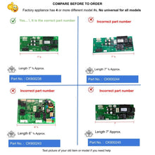 GlobPro PD00024521 AP6015693 PS11748974 EAP11748974 Ice Maker Main Control Motherboard 7 ½" Approx. Replacement for and compatible with KitchenAid Whirlpool Maytag Kenmore Heavy DUTY
