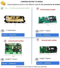 GlobPro 5304509493 Range Oven Control Board 11" length Approx. Replacement for and compatible with Frigidaire Crosley White-Westinghouse Heavy DUTY