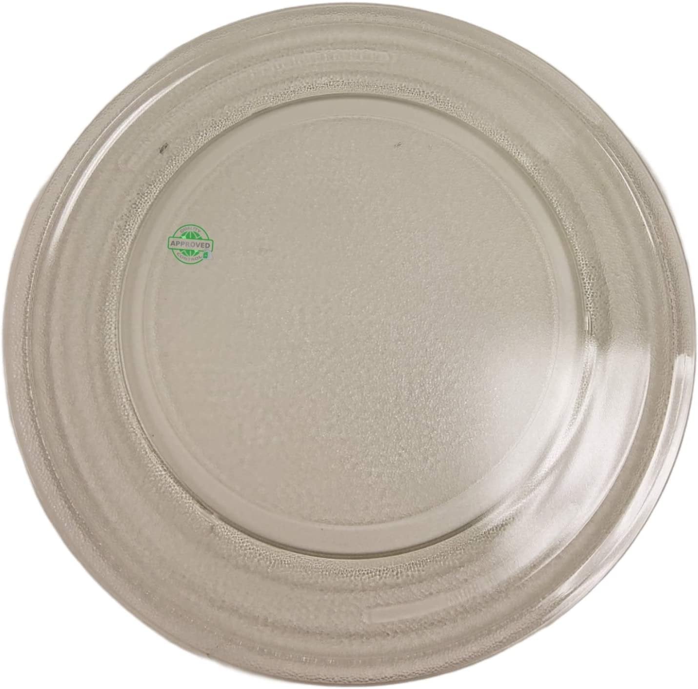 GlobPro WB49X10136 Microwave Tray Glass Plate 14 3/16" Diameter Approx. Replacement for and Compatible with General Electric WB49X10136 Heavy Duty