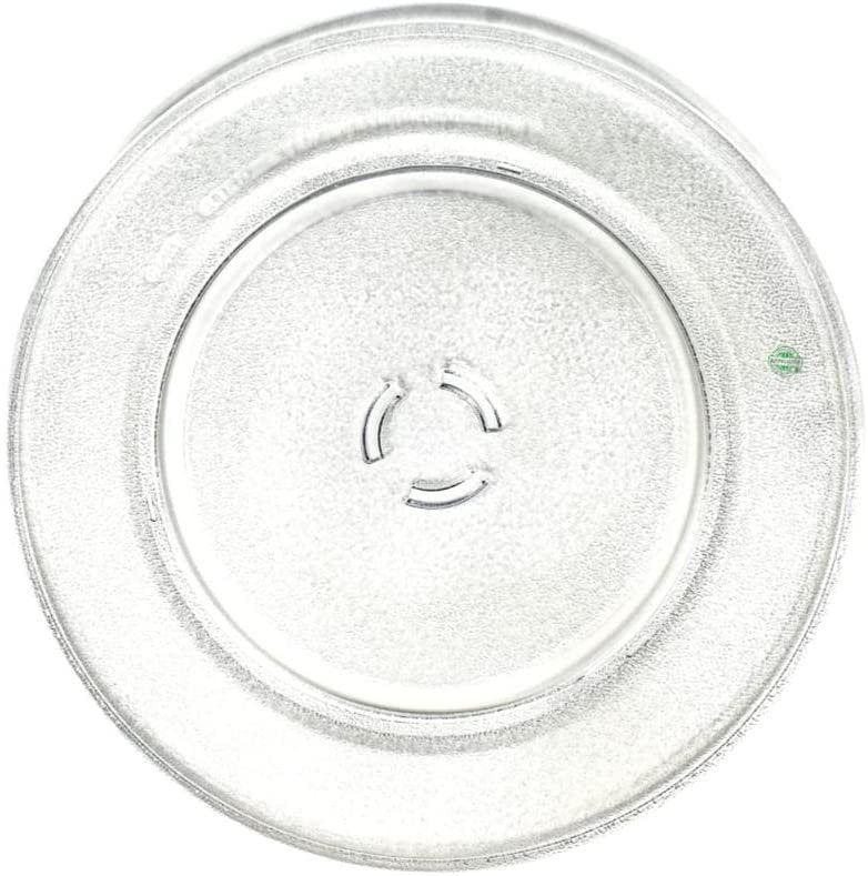 GlobPro W10818723 Microwave Glass Cooking Tray 14" Β½ Length Approx. Replacement for and Compatible with KitchenAid Maytag Jenn-Air Whirlpool Heavy Duty