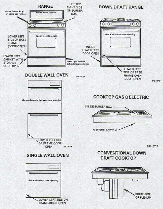 2-3 days delivery-Magic Chef Stove range Gas Burner  AP6008592-74003963 OEM