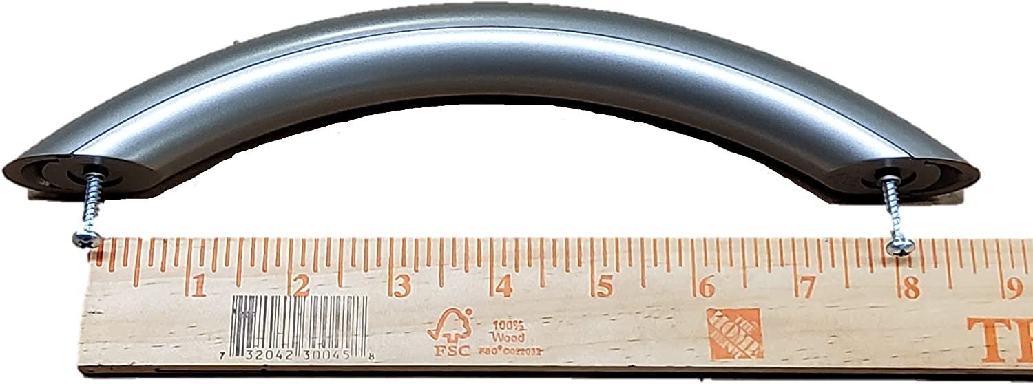 DrEquipUS 8184264 Microwave Door Handle 8" Replacement for and compatible with KitchenAid Whirlpool Heavy DUTY