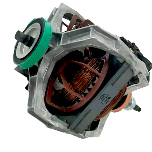 GlobPro 8535932 8538266 8539559 W10396030 Laundry washer motor 3" ½ shaft length Approx. Replacement for and compatible with Whirlpool Kenmore Maytag Heavy DUTY