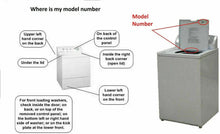 E-DrUS CK900472 compatible with Kenmore Washer Timer 8546685A/B/C/D/E/F/G/H/I/J/K compatible with Heavy DUTY