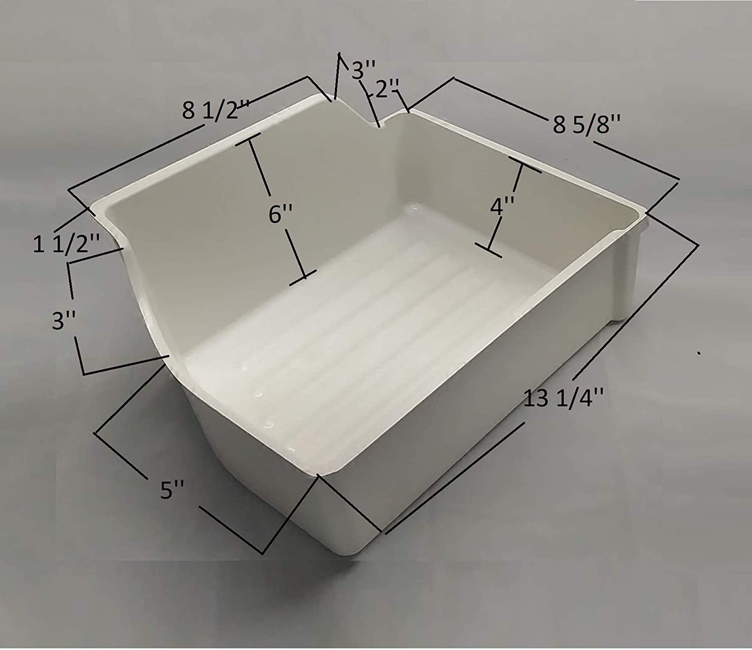 ReplacementParts - 240385201 - Fits Kenmore Refrigerator Ice Bucket PD00005403