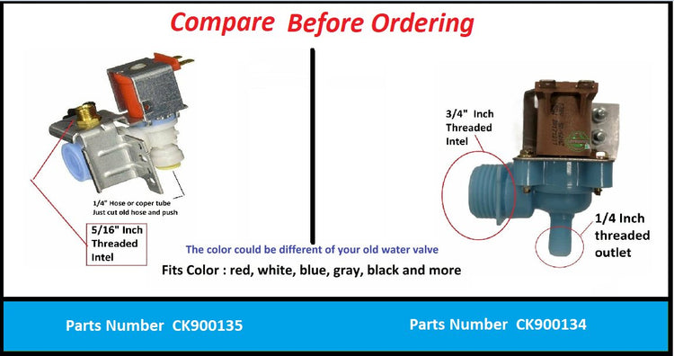 2-3 Days Delivery -80-54624-00 Fits Kenmore Ice Maker Solenoid Valve 2552A