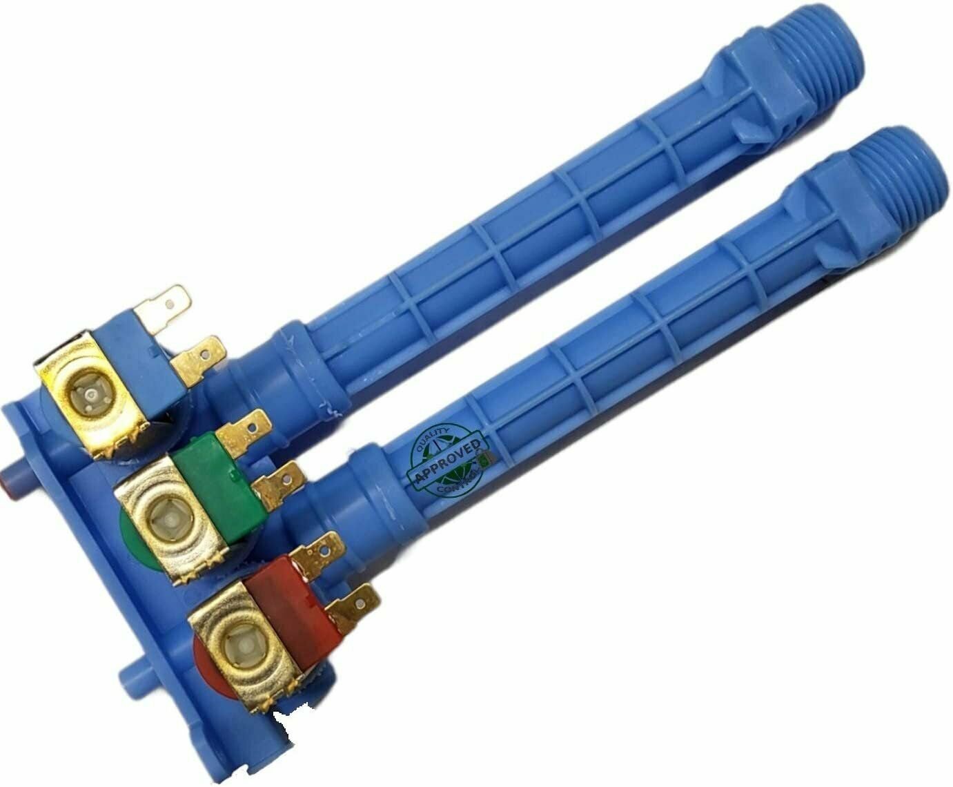 GlobPro WH13X10030 1154728 Washer Water Valve 3 coil - 9 ΒΎ" length Approx. Replacement for and compatible with Frigidaire Kenmore Electrolux White Westinghouse Heavy DUTY
