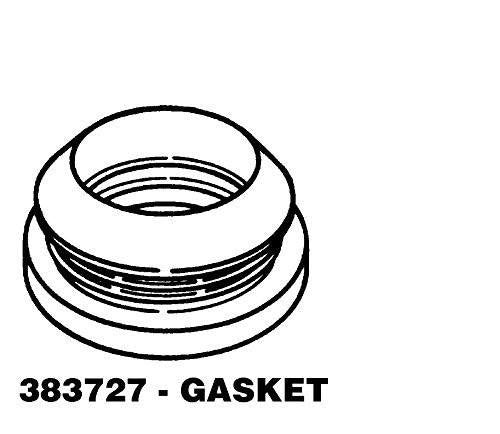 1 X 383727 Main Outer Tub Seal REPAIR PART FOR WHIRLPOOL, AMANA, MAYTAG, KENMORE AND MORE