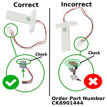 GlobPro ZDIC150WBB ZDIC150ZBBE Monogram Ice Maker Water Fill Sensor Replacement for and compatible with General Electric Heavy DUTY