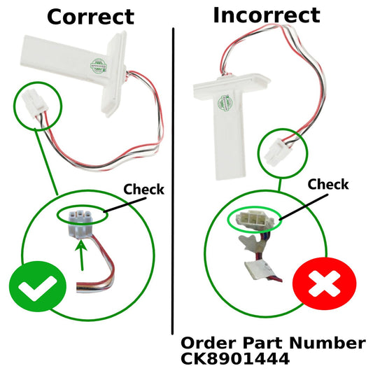 GlobPro ZDIC150WBB ZDIC150ZBBE Monogram Ice Maker Water Fill Sensor Replacement for and compatible with General Electric Heavy DUTY