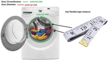 GlobPro WPW10381562 Washer Bellow Door Seal 15" length diameter Approx. Replacement for and compatible with Whirlpool Maytag Amana WPW10381562 Heavy DUTY