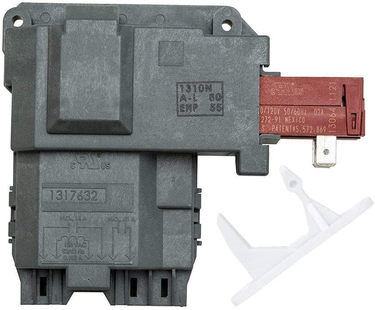 1317632 131763256 Door Lock Switch Assembly & 1317633 131763310 Door Strike for Electrolux Frigidaire Kenmore Crosley GE Front Load Washer. Replace Parts 131763202 131763256 131763302 131763310