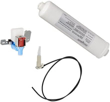 CK900212 kit Refrigerator Water valve and Refrigerator Fill Tube WR17X11168 + In-line filt. Compatible with GE Hotpoint RCA