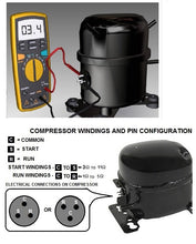 CK910010001 Embraco Refrigerator Compressor Start Relay & Capacitor Fits old 5SP15R319LFM