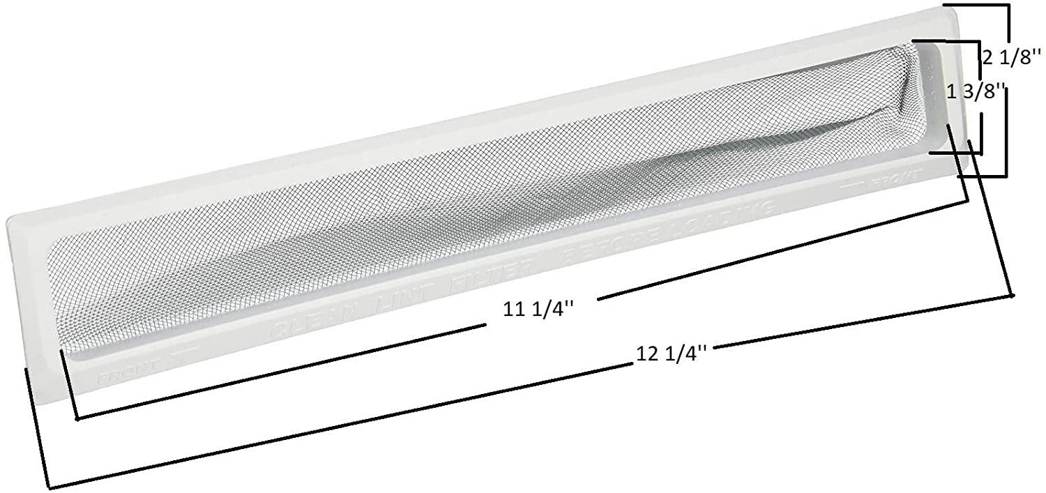 Global Solutions EAP12741280 Laundry Filter Wl for GE Dryer