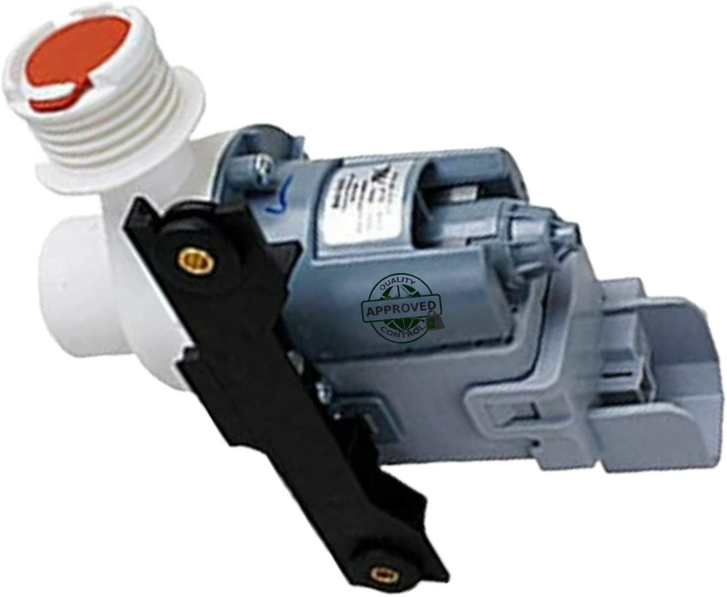 GlobPro WH23X10004 WH23X10012 947781 Washer Water Drain Pump Assembly 5 ΒΌ" length Approx. Replacement for and compatible with GE WH23X10004 WH23X10012 947781 Heavy DUTY