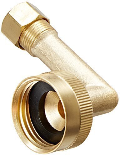 Whirlpool W10685193 Dishwasher Swivel Gooseneck Fitting. 3/4 by 3/8-Inch by Whirlpool