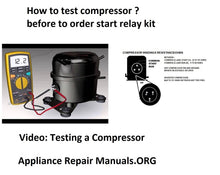 WR09X10107 + Capacitor WR55X24064 Refrig Compressor Start Relay  Fits GE