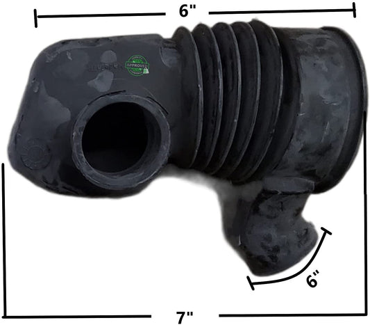 GlobPro WH45X10062 Washer Cabrios Pump Coupler Hose 7" length Approx. Replacement for and compatible with GE Heavy DUTY