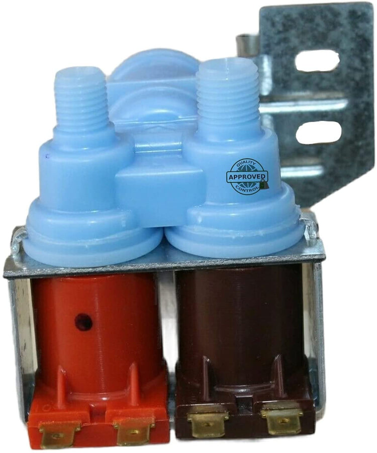 GlobPro Y12195504 Frigde Water valve inlet 2 coil 4" length Approx. Replacement for and compatible with Amana Kenmore Whirlpool KitchenAid Heavy DUTY
