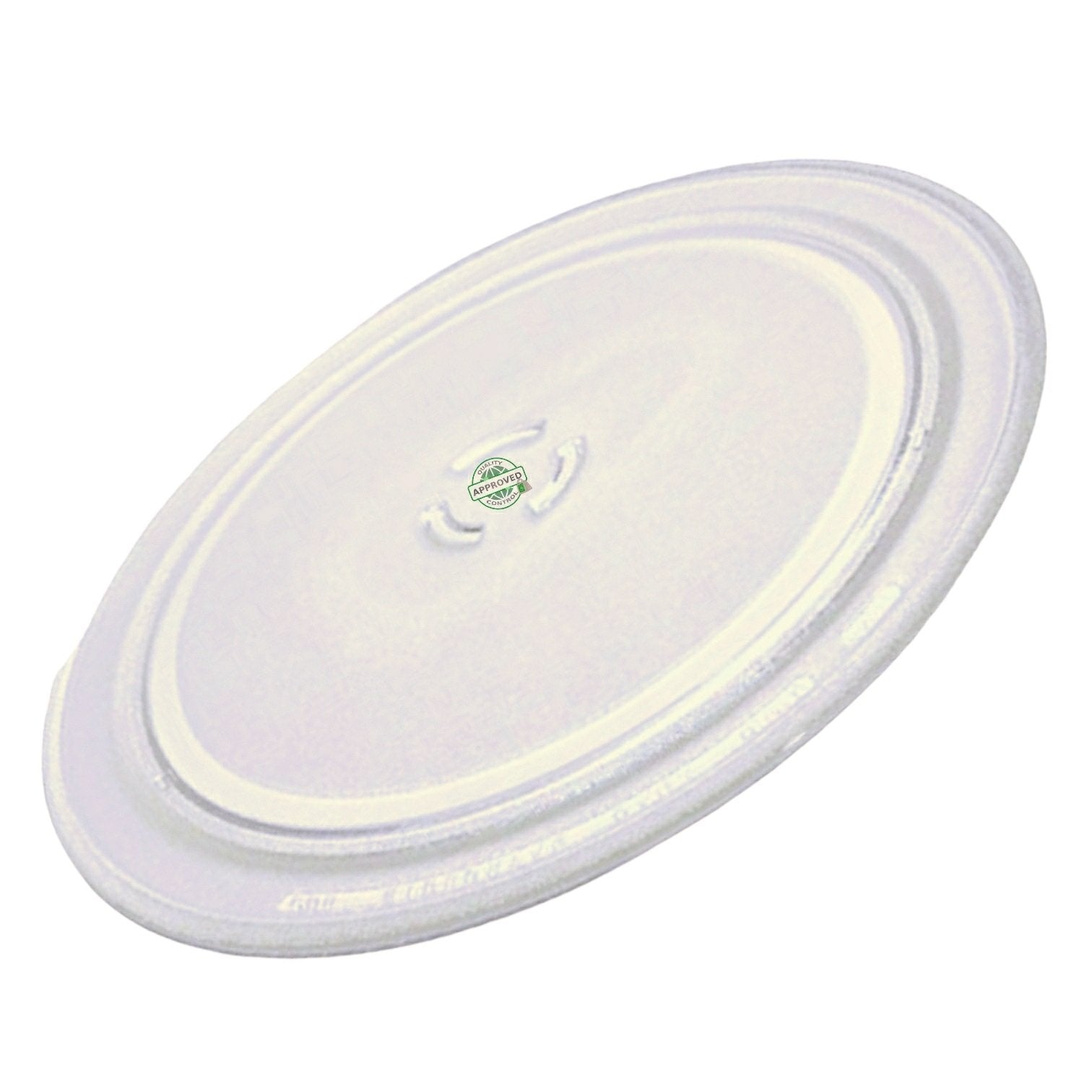 GlobPro W10113773 Microwave Glass Turntable Tray 15" ½ Diameter Approx. Replacement for and Compatible with Samsung Kenmore Heavy Duty