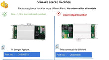 GlobPro W10169969 Dryer Main Control Board 9" Length Approx. Replacement for and compatible with Whirlpool Heavy DUTY