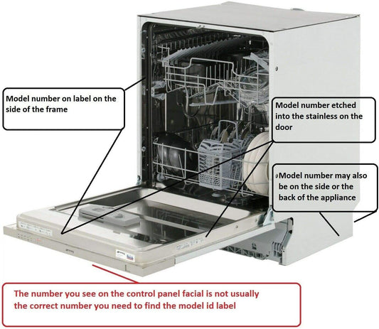 Global Solutions WPW10224428 Dispenser Assembly Wl for Whirlpool Dishwasher W10224428 8565814 8565816