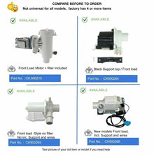 Compatible Washing Machine Washer Drain Pump Motor WH23X10030 for General Electric Hotpoint and RCA (120Volts)