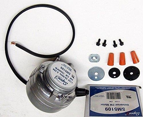 Refrigerators & Freezers Parts WP5109 2 Watt Refrigerator Condensor Fan Motor for Whirlpool Kenmore 833697