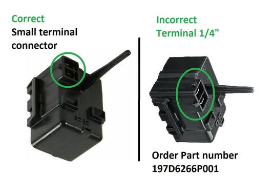 W11285096 Kenmore Compressor Start Relay  WP2319794, Free Capacitor WPW10662129