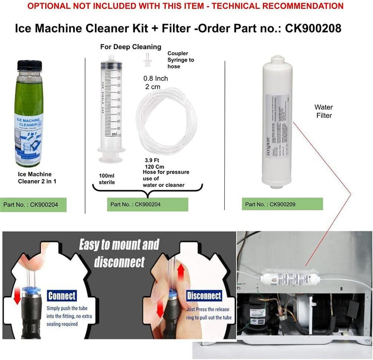 Global Products Ice Machine Cleaner Compatible with KitchenAid 4784604