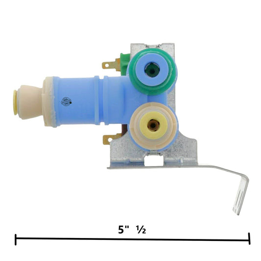GlobPro WPW10179146 Fridge Water Inlet Valve 5" ½ length Approx. Replacement for and compatible with Kenmore Whirlpool KitchenAid Maytag Heavy DUTY