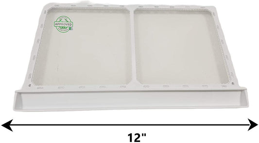 GlobPro 131450345 484 Dryer Lint Filter Screen & Cover 12" length Approx. Replacement for and compatible with Frigidaire Kenmore White Westinghouse Electrolux 131450345 484 Heavy DUTY