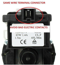 Front Load WASHER WATER PUMP MOTOR 461970201671-46197020148 ONLY MOTOR, 4 Bla...