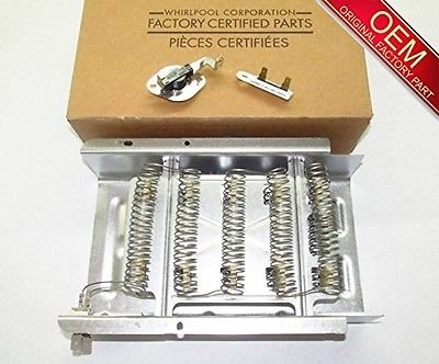 Express Parts  3403585 ORIGINAL WHIRLPOOL HEATING ELEMENT WITH 3977767 AND 3392519 THERMAL FUSE