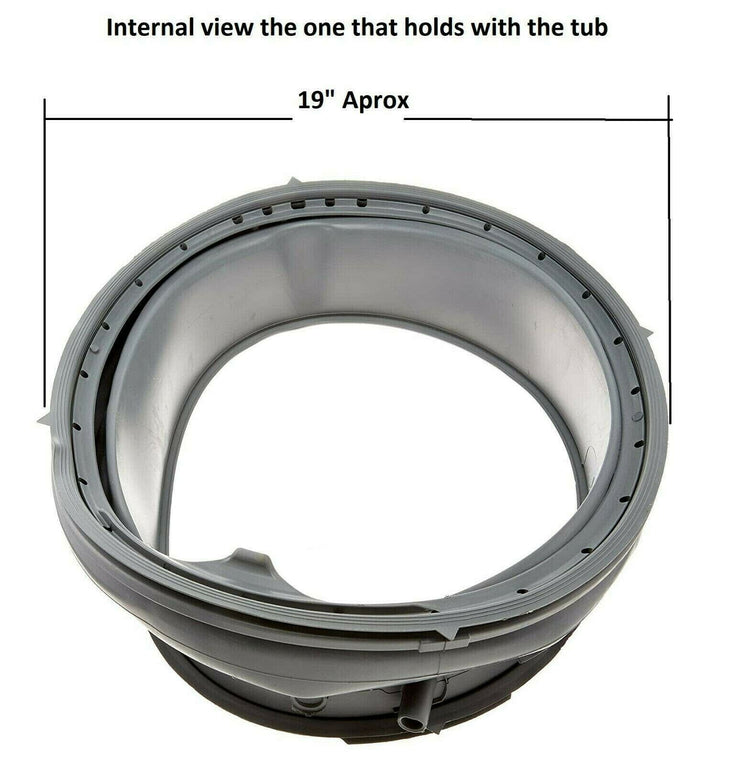Global Solutions - 134515300 Washer Door Boot gasket Seal 19" Fits PS1148773 ...