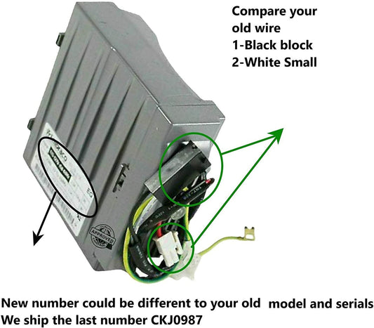 GlobPro W10893917 -WPW10893917 Compressor Frid Control Inverter board Replacement for and compatible with Kenmore Whirlpool KitchenAid Maytag Heavy DUTY