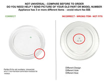 GlobPro 1055625 Microwave Glass Turntable Tray 13" Diameter Approx. Replacement for and Compatible with Frigidaire Heavy Duty