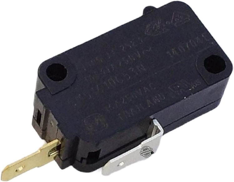 GlobPro WB24X829 Microwave Secondary Door Switch 1" ½ Length Approx. Replacement for and Compatible with GE Hotpoint Kenmore Heavy Duty